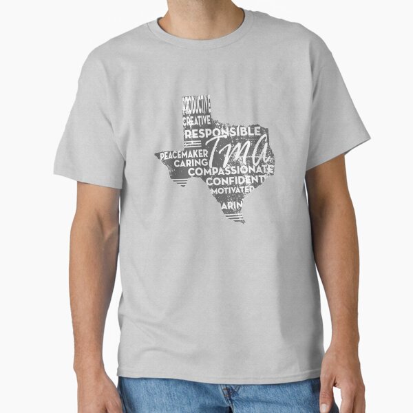 Vista previa del artículo con la obra «Camiseta de Texas TMA», diseñado y vendido por TMAspiritstore.