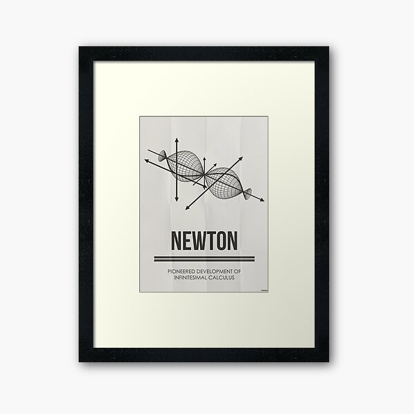 NEWTON - Mathematicians Collection Framed Art Print