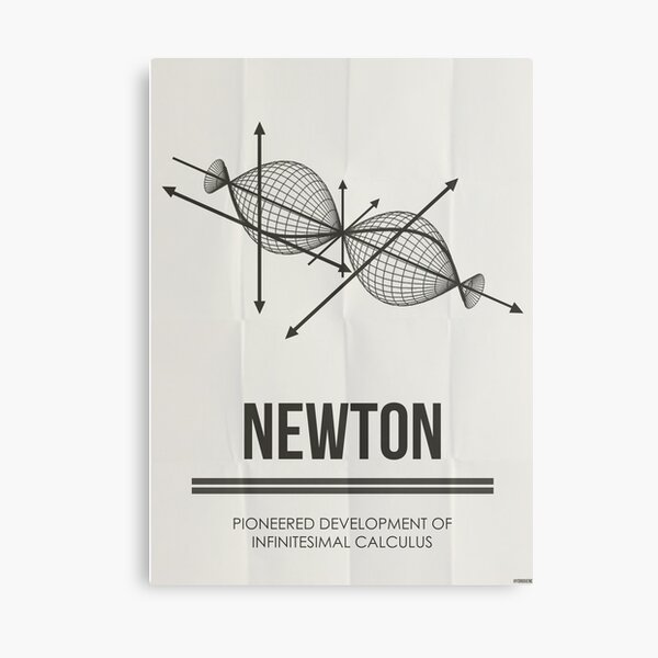 NEWTON - Mathematicians Collection Canvas Print
