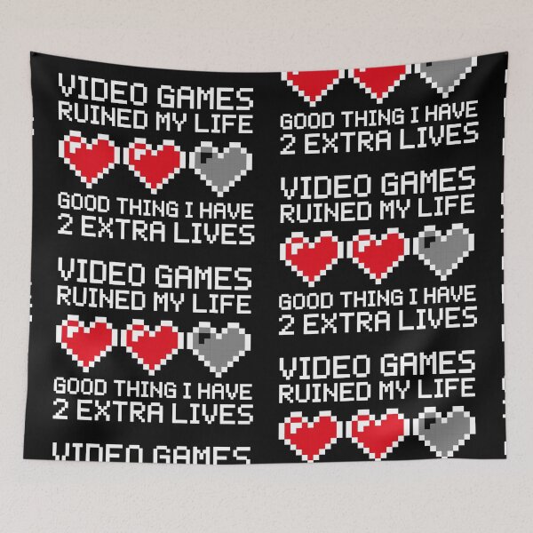 Item preview, Video Games Ruined my Life designed and sold by Retro-Freak.