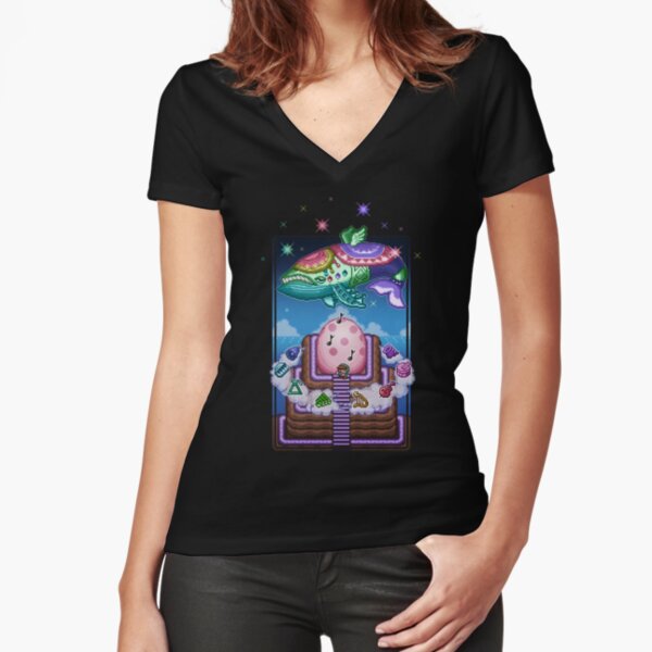 Wind Fish Fitted V-Neck T-Shirt