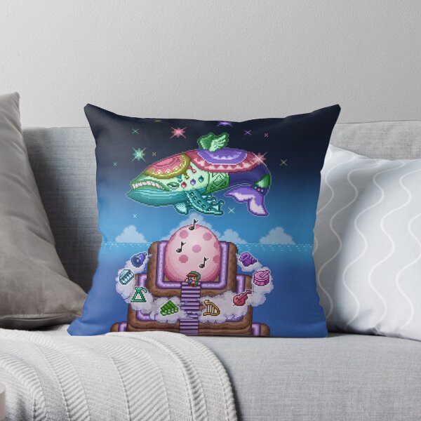 Wind Fish Throw Pillow