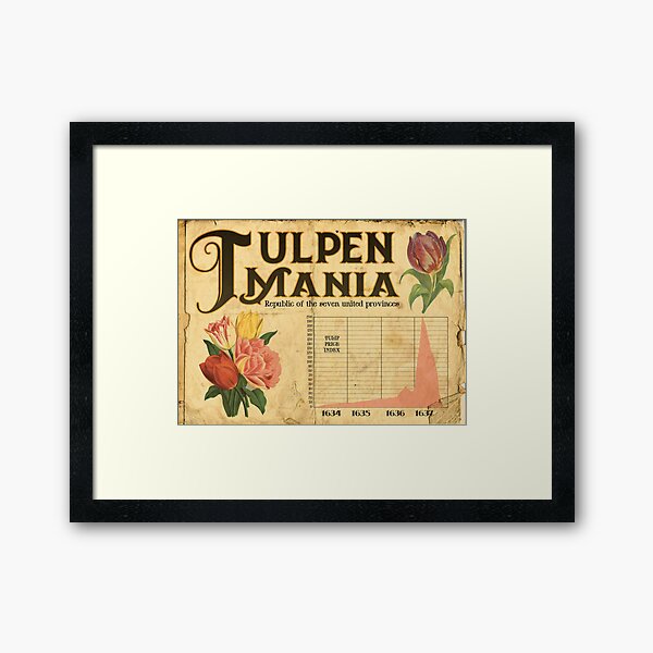 Tulpen Mania Framed Art Print