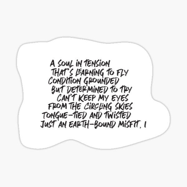 Learning to fly Sticker