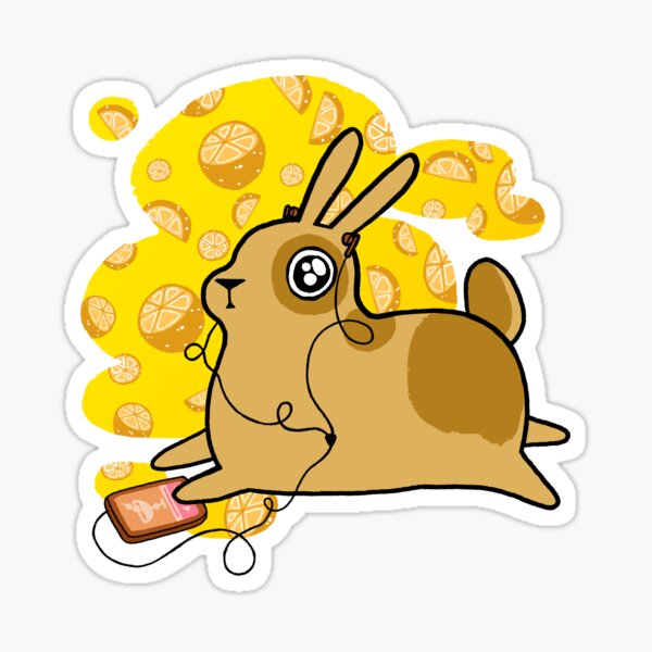 Yellow Bun - Mood Bunnies Sticker