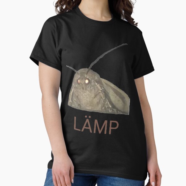 Artikel-Vorschau von Motte Lampe Meme Tee, designt und verkauft von Mier8.