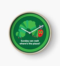 Hungry Caterpillar Shirt - Fun Diet Shirt - Fun Fitness Shirt - Funny Hungry Caterpillar - Hungry Caterpillar Gift - Hungry Caterpillar Birthday Clock