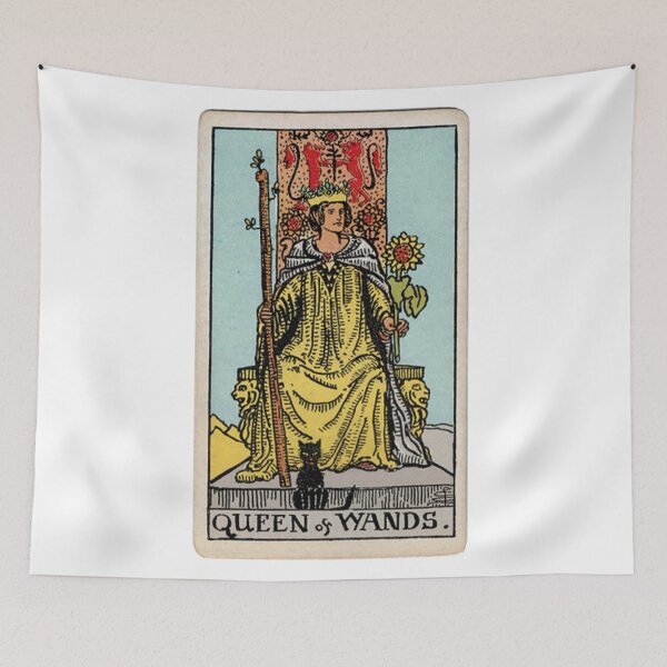 Item preview, Queen of Wands Tarot designed and sold by Phantastique Boutique.