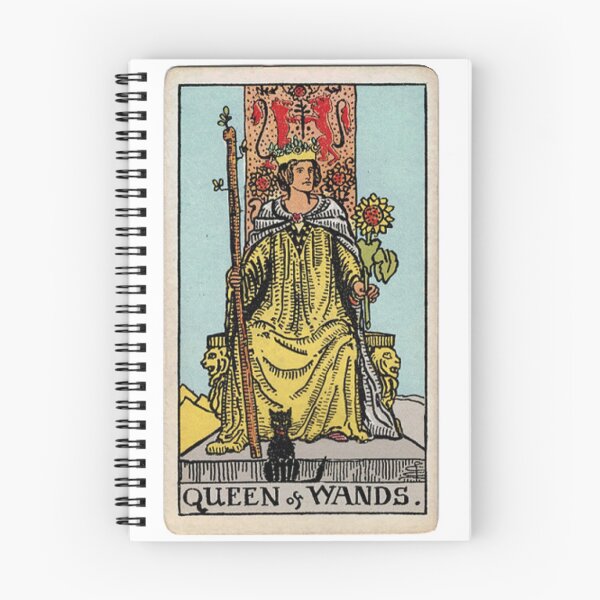 Artikelvorschau, Tarot der Königin der Stäbe entworfen und verkauft von Phantastique Boutique.