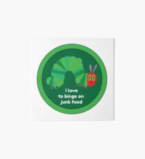 Hungry Caterpillar Shirt - Fun Diet Shirt - Fun Fitness Shirt - Funny Hungry Caterpillar - Hungry Caterpillar Gift - Hungry Caterpillar Birthday Art Board