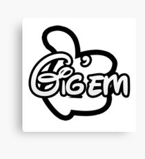 Gigs Canvas Print