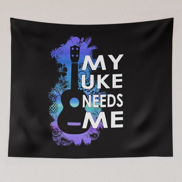 Item preview, MY UKE NEED ME - UKULELE HUMOR designed and sold by matai-anuanua.