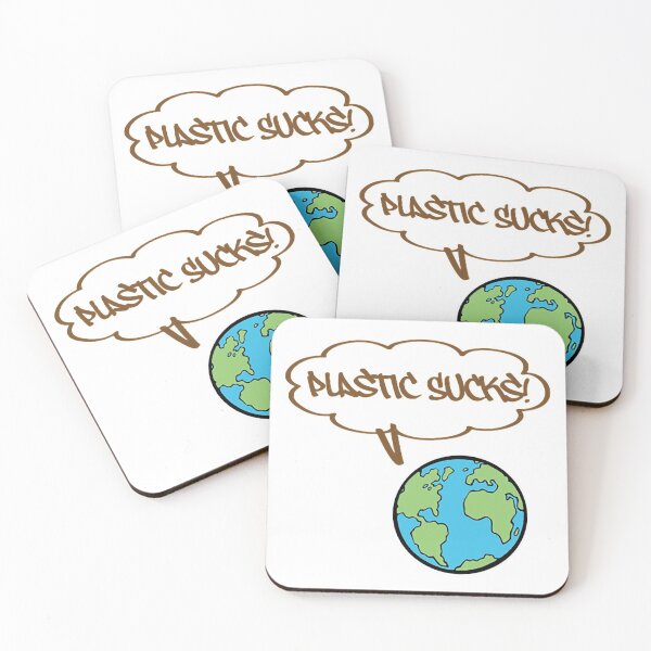 Item preview, Plastic Sucks! designed and sold by NorthernLala.