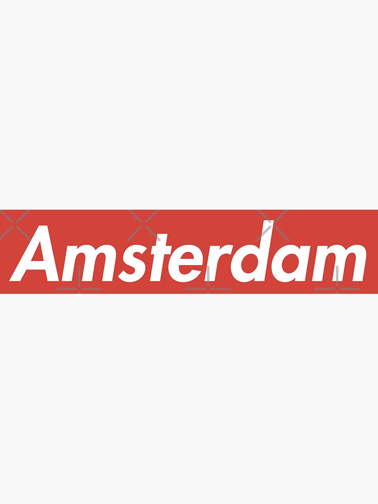 “Amsterdam” Sticker for Sale by bycby art | Redbubble