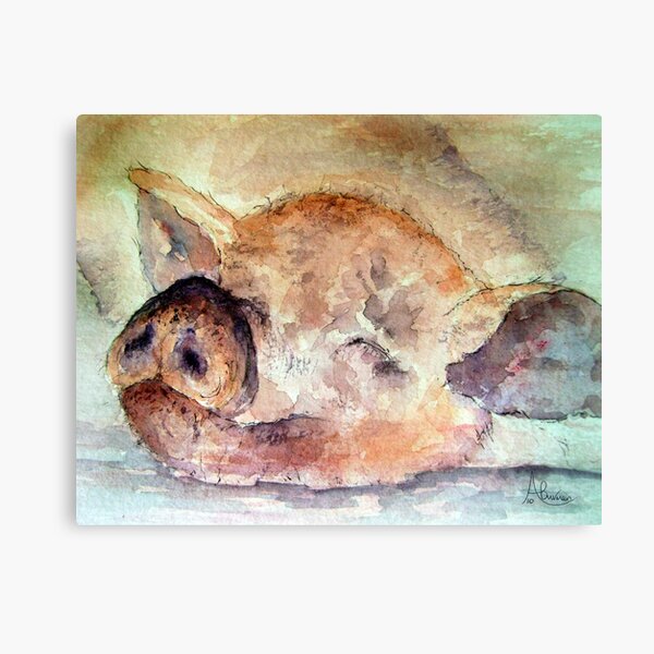 Pigging Tired Canvas Print