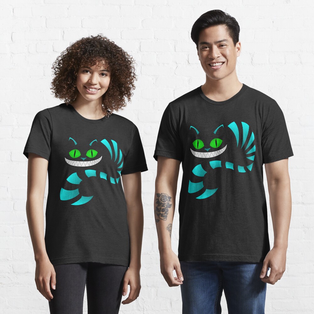 "Blue Cheshire Cat" Tshirt for Sale by AintNoSnail Redbubble