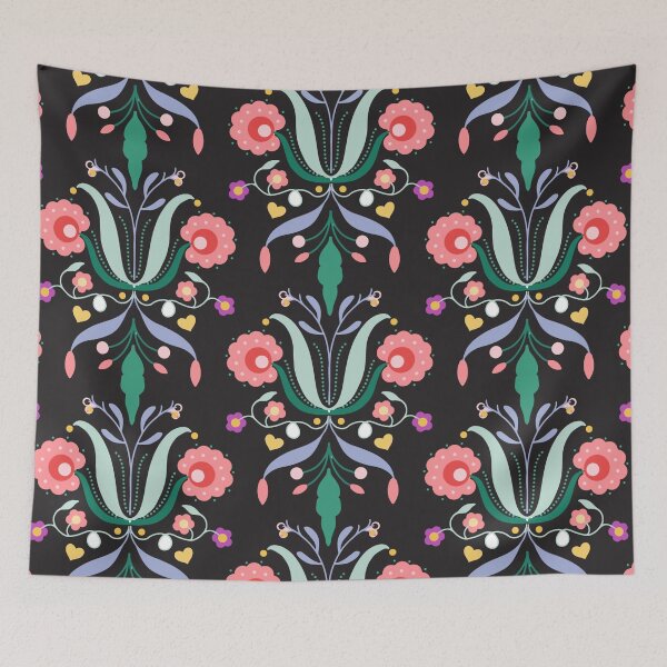 Item preview, Folk  pattern designed and sold by Saraiaguiar.