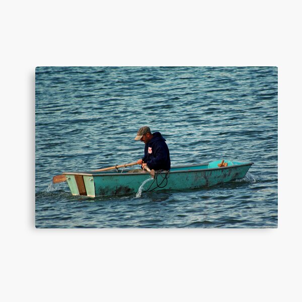 Rowing to Work Canvas Print