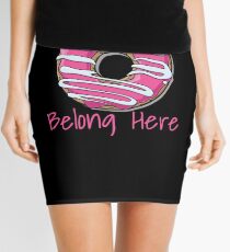 I Donut Belong Here Mini Bakery Shop Mini Skirt