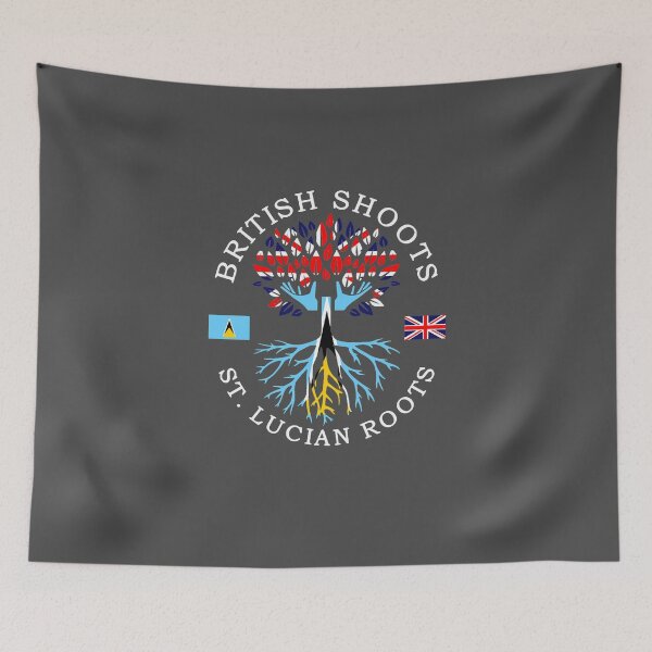 Item preview, Saint Lucian Roots - British Shoots designed and sold by 4wordsmovement.