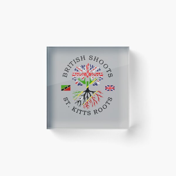 Item preview, St. Kitts Roots - British Shoots - Heritage Pride - V2 designed and sold by 4wordsmovement.