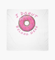 I Donut Belong Here Mini Bakery Shop Scarf