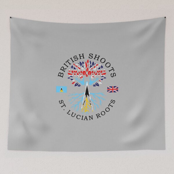 Item preview, Saint Lucian Roots - British Shoots - V2 designed and sold by 4wordsmovement.