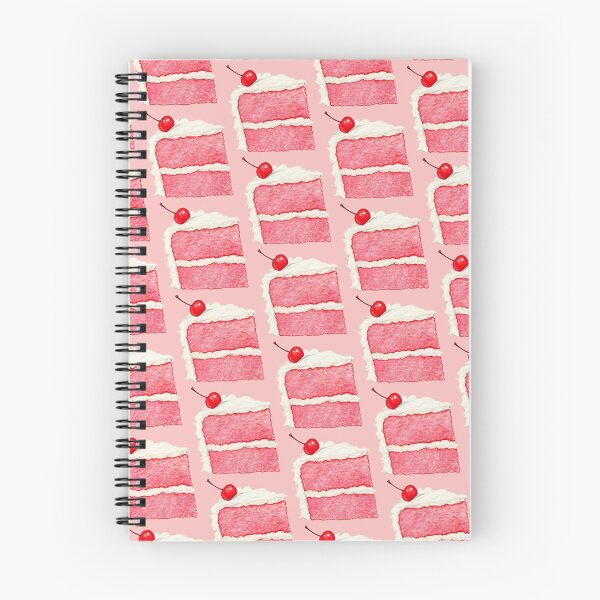 Item preview, Cherry Cake Slice Pattern - Pink designed and sold by Kelly  Gilleran.