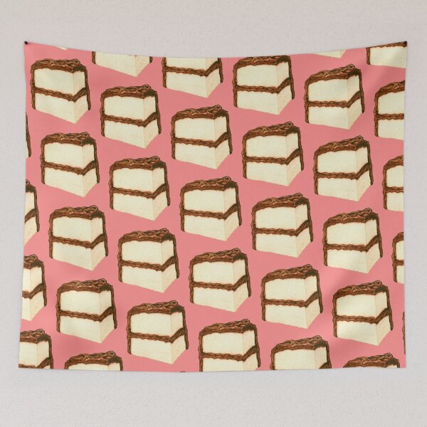 Item preview, Chocolate Cake Slice Pattern - Pink designed and sold by Kelly  Gilleran.