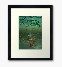 jester and the red shoes Framed Print