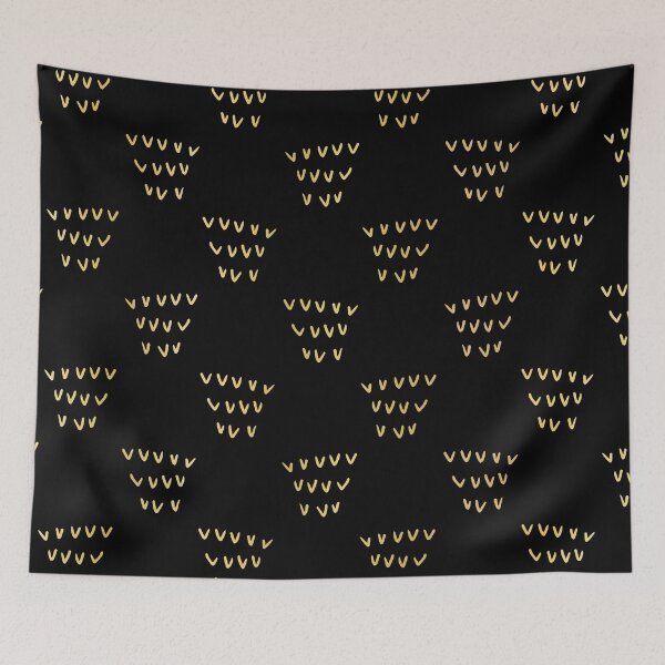 Item preview, Luxury Black Gold Geometric Shape Pattern, Drawn Seamless Shiny designed and sold by Limolida.