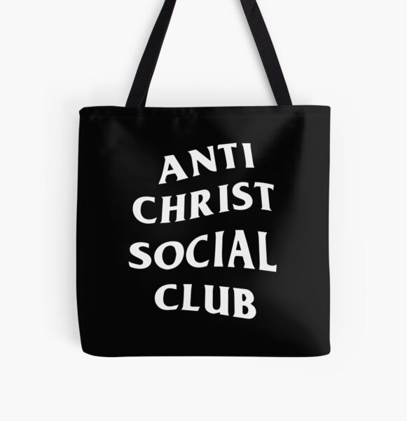 ANTI CHRIST SOCIAL CLUB (anti social social club) Tote Bag by hobagel