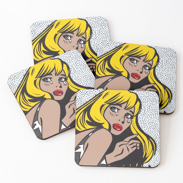 Item preview, Blonde Bangs Crying Comic Girl designed and sold by turddemon.