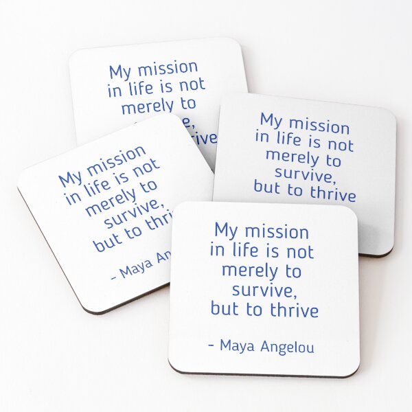Item preview, My mission in life is not merely to survive, but to thrive designed and sold by Inspirationmotivation.