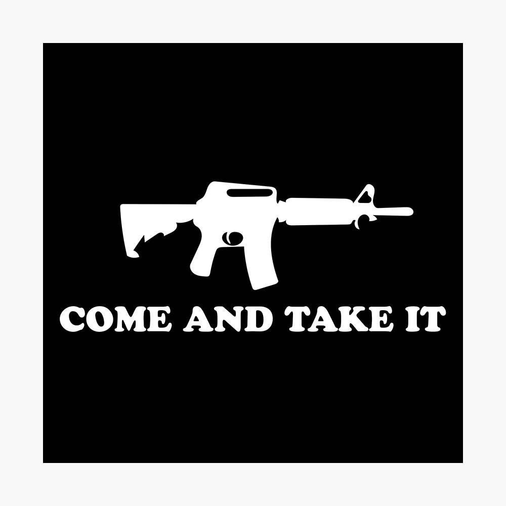 Poster Fusil D Assaut Avec Citation Idee Cadeau Pour Les Fans D Armes A Feu Par Jamesandluis Redbubble