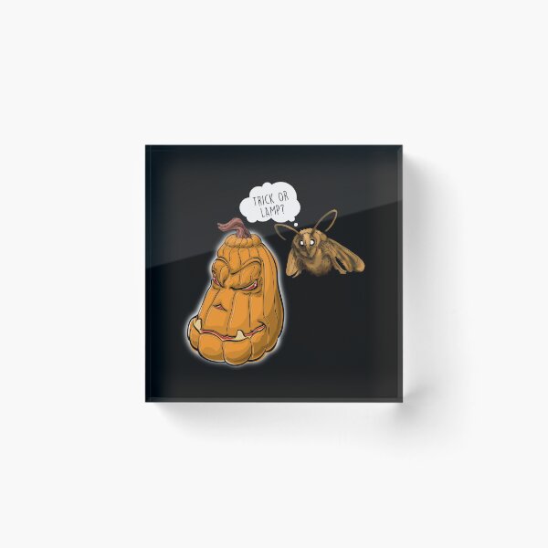 Item preview, Moth Meme- Halloween Pumpkin- Trick or Lamp? designed and sold by JStuartArt.