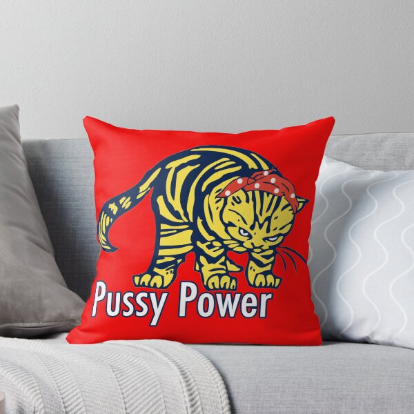 Item preview, "Pussy Power" Feminist Cat Riveter designed and sold by boundlesstees.