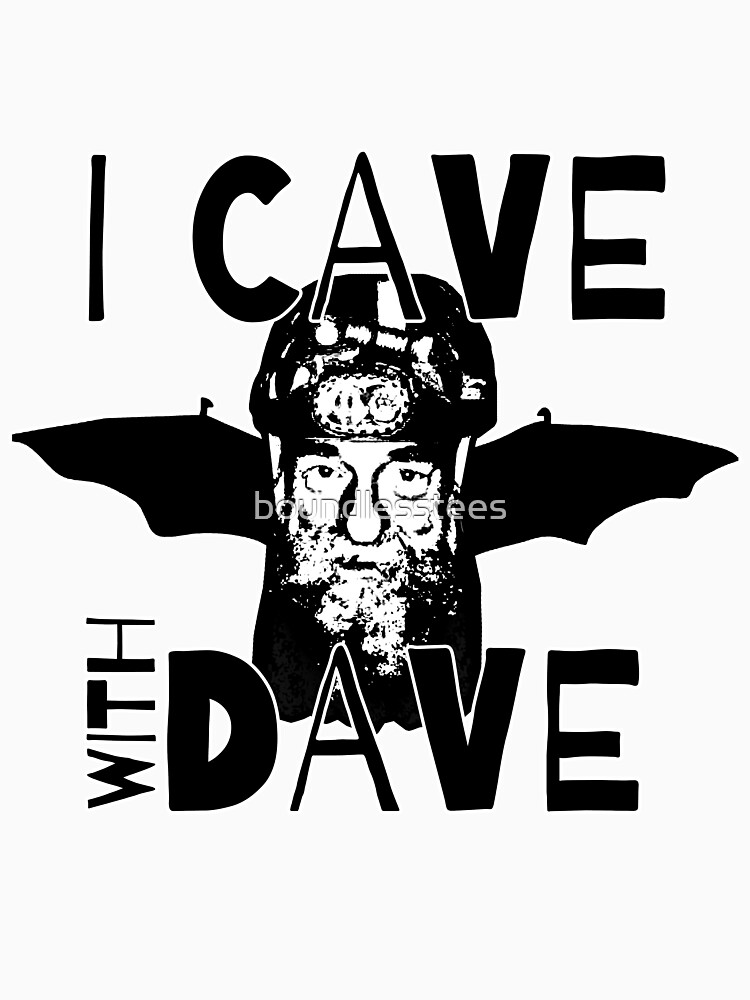 Thumbnail 7 of 7, Essential T-Shirt, "I Cave With Dave" SAG Grotto Cavers designed and sold by boundlesstees.