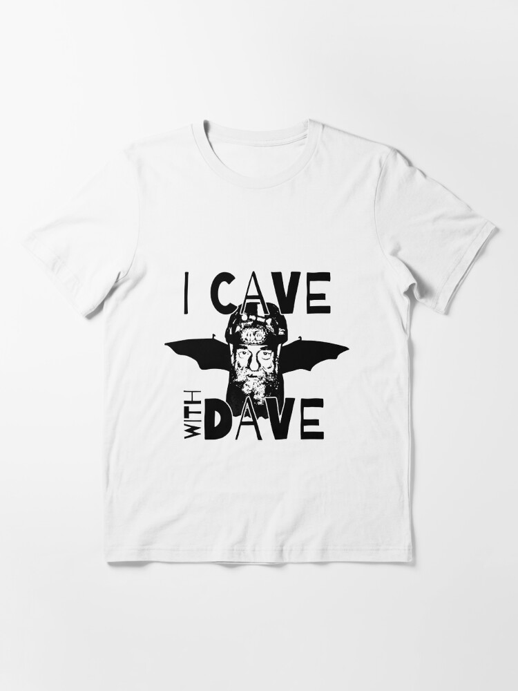 Thumbnail 3 of 7, Essential T-Shirt, "I Cave With Dave" SAG Grotto Cavers designed and sold by boundlesstees.