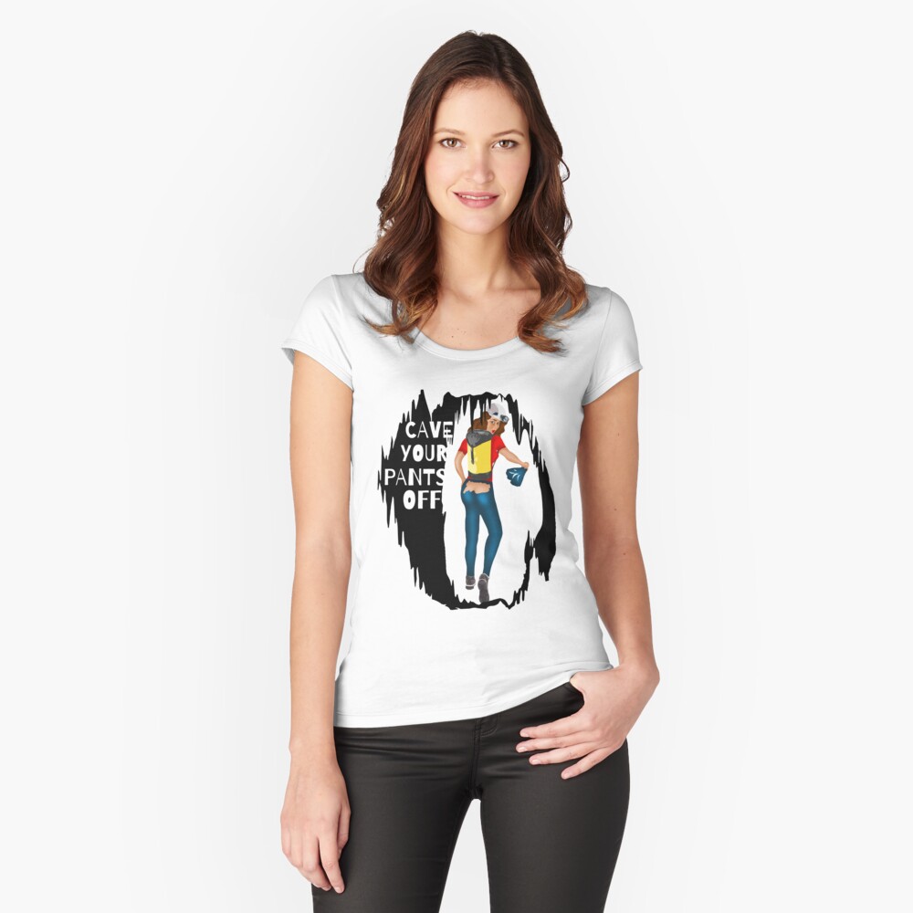 Item preview, Fitted Scoop T-Shirt designed and sold by boundlesstees.