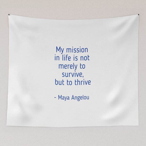 Item preview, My mission in life is not merely to survive, but to thrive designed and sold by Inspirationmotivation.