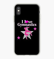 SPARKLING PINK STAR GYMNAST iPhone Case