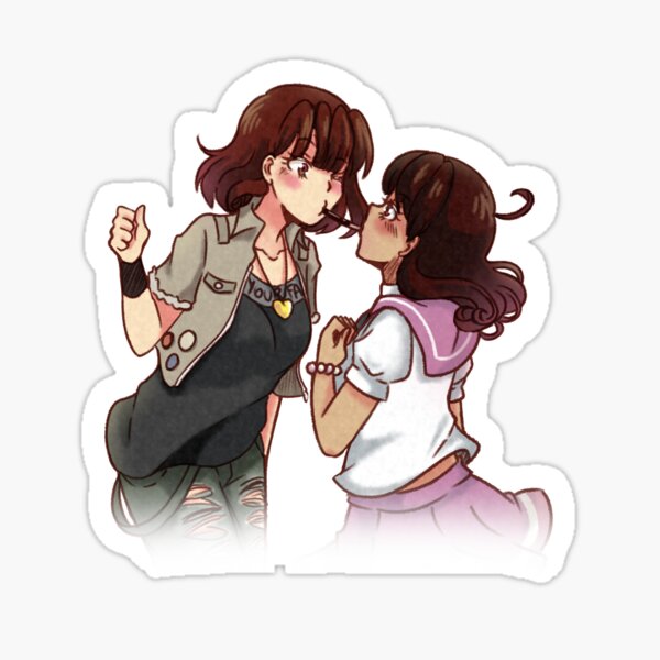 Tomboy Anime Girl Stickers Redbubble