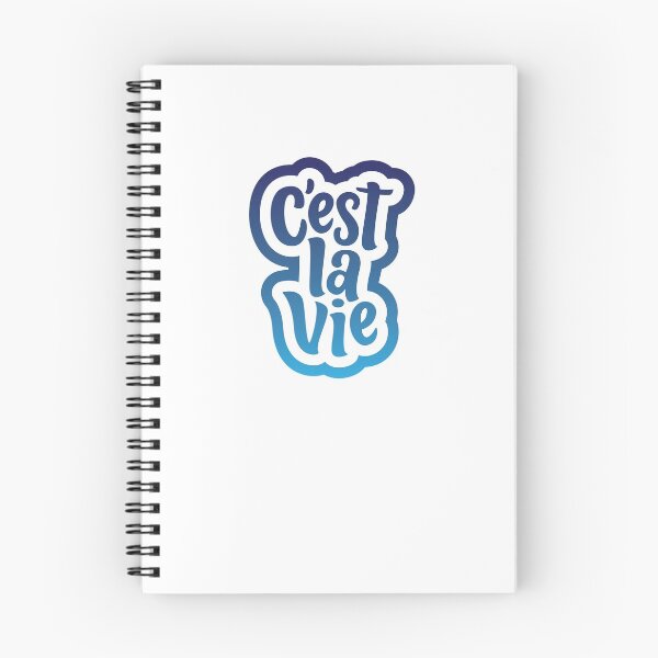 Item preview, c'est la vie - blue designed and sold by Kristen Nagamatsu.