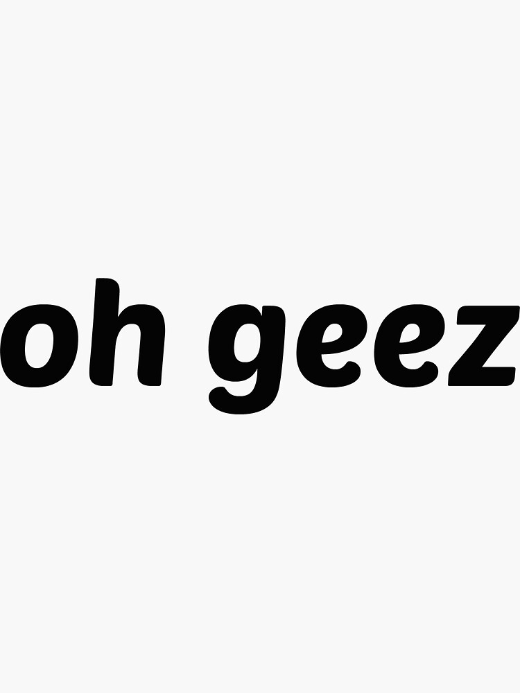 "Minnesota Oh geez" Sticker for Sale by emilywerfel Redbubble