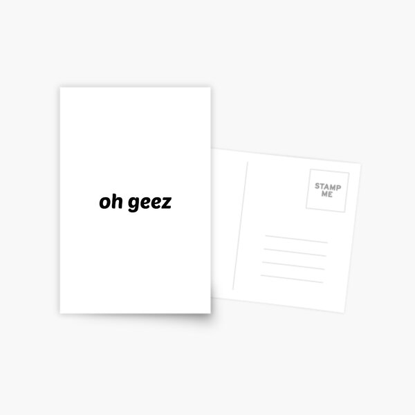 Minnesota: Oh geez Postcard
