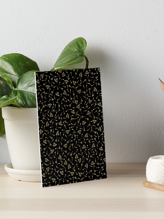 Swatch - Paper - Black With Gold Foil
