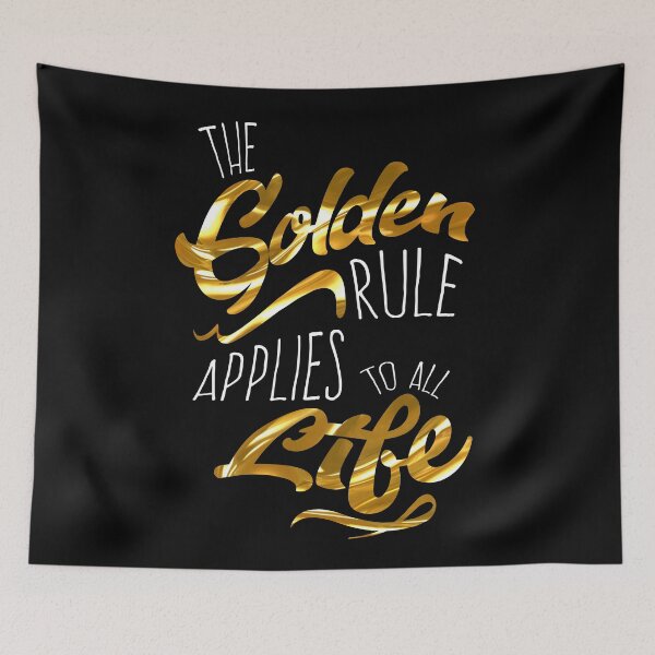 Item preview, THE GOLDEN RULE  designed and sold by SADBADBUGS.