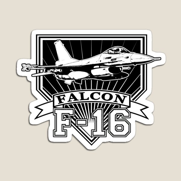 Vista previa del artículo con la obra «Halcón F-16», diseñado y vendido por CoolCarVideos.