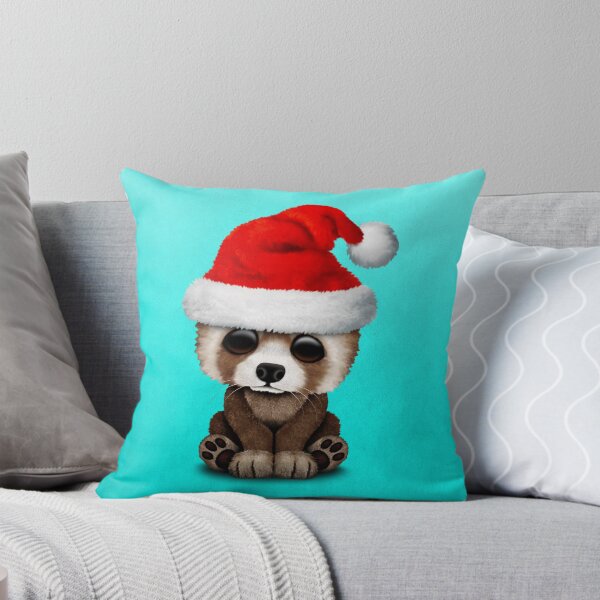 Item preview, Christmas Red Panda Wearing a Santa Hat designed and sold by JeffBartels.